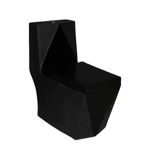 Armario de agua colorido de cerámica Vistaar: inodoro acoplado cerrado sin montura de una pieza, artículos sanitarios para baño moderno - Product Image 5