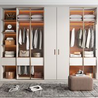 Armoire et dressing modernes, durables et personnalisables pour le rangement des vêtements, meubles de chambre à coucher