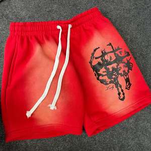Shorts de Playa Personalizados para Hombre, Cintura Elástica Media, 100% Algodón, Secado Rápido, Transpirable, Antiarrugas, con Estampado de Encaje - Product Image 2