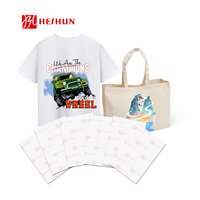 Papel de transferencia de camiseta de alta calidad HESHUN, papel de transferencia de calor ligero al por mayor para máquina de impresoras de inyección de tinta
