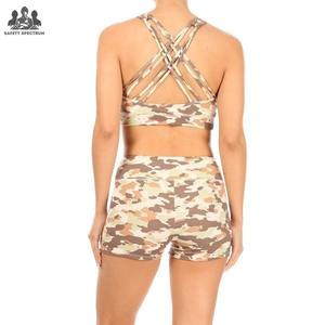 ชุดออกกำลังกายสองชิ้นสำหรับผู้หญิง |   ชุดออกกำลังกายแบบยืดหยุ่น สไตล์ลำลอง |   กางเกงขาสั้นสปอร์ตบราที่ระบายอากาศได้ดีและแห้งเร็วเป็นมิตรกับสิ่งแวดล้อม |   ผู้ผลิตอุปกรณ์ดั้งเดิม - Product Image 6