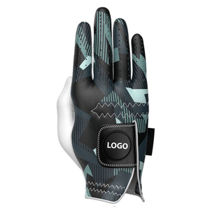 Gants de golf personnalisés de qualité supérieure pour hommes et femmes en cuir Cabretta coloré imperméable en peau de mouton en gros - Product Image 1