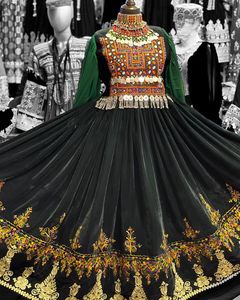 Vêtements traditionnels faits à la main robe afghane haute qualité meilleur matériel afghan Vintage femmes robes 0592 - Product Image 5