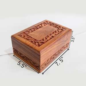 Personalized Handmade Rosewood Urn for Human Ashes <b>Wooden</b> <b>Box</b> Cremation <b>Wooden</b> Urn Large <b>Wooden</b> <b>Keepsake</b> <b>Box</b> - Product Image 6