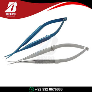 Tijeras Oftálmicas de Aleación de Titanio para Capsulotomía, Ultraligeras, Azules, No Magnéticas, Reutilizables, Herramienta Quirúrgica para Microcirugía Oftálmica - Product Image 6