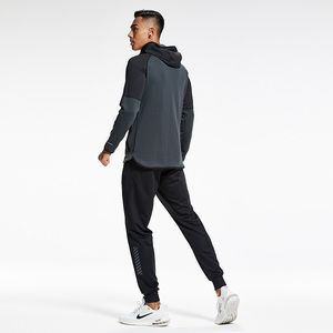 Conjunto Deportivo Ecológico de Dos Piezas con Capucha, Estampado, Estilo Urbano, con Chaqueta con Cremallera y Pantalones Deportivos - Product Image 4