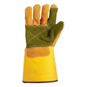 Guantes de Seguridad Industriales Reforzados de Cuero Vacuno, Antivibración, Protección Contra Chispas, Protección Personal - Product Image 4