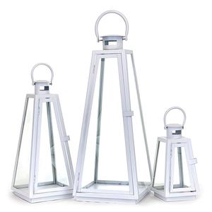 <b>Set</b> Of Three Triangle Shape Metal <b>Lantern</b> Premium Quality Handmade Designer Candle Holder Wholesale New Metal <b>Lantern</b> - Product Image 1