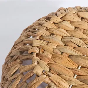 Bol de service en rotin en maille de couleur brun antique avec finition naturelle, lot de 3, parfait pour la décoration de mariage - Product Image 5