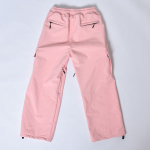 Pantalon de ski d'hiver pour femmes en nylon 100% personnalisé OEM 202 5RST grande taille imperméable respirant coupe-vent fermeture éclair Streetwear - Product Image 1