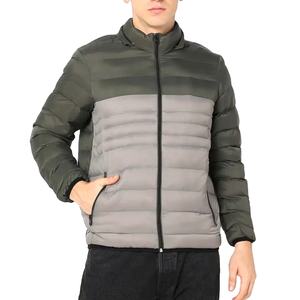 Veste d'hiver matelassée de qualité supérieure pour homme, impression personnalisée, veste à capuche surdimensionnée avec fermeture éclair en toile douce - Product Image 4