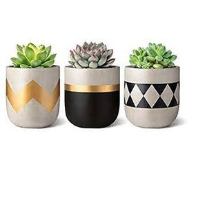 Planteur fait main décoratif extérieur de planteur de fleur en métal coloré noir pour l'utilisation de décoration de jardin de maison et d'hôtel - Product Image 4