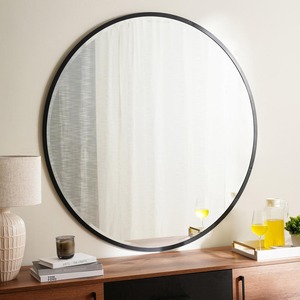 Elegante espejo de pared redondo que mejora los interiores modernos con una elegante superficie reflectante Artesanía premium y estilo de diseñador elegante - Product Image 2