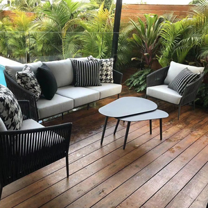 Muebles modernos de patio al aire libre de 15 asientos individuales para hoteles, parques, espacios al aire libre - Product Image 1