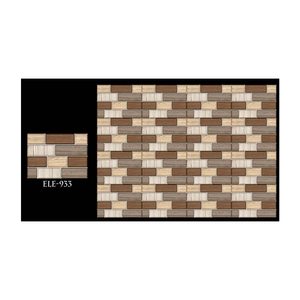 Carreaux muraux antibactériens noirs en porcelaine polie brillante de style design moderne nouvelle collection Fourniture Lexona d'Inde - Product Image 2