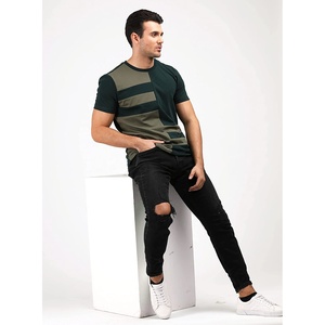 2025 nouveauté hommes manches courtes T-Shirt coton été T-Shirt pour hommes unisexe Slim Fit Gym T-Shirt surdimensionné hommes vêtements de sport - Product Image 5