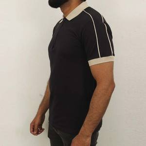 OEM Service Hombres Media cremallera para Polos Bordado personalizado Algodón de gran tamaño Tallas grandes Estilo casual Hecho en Pakistán - Product Image 3