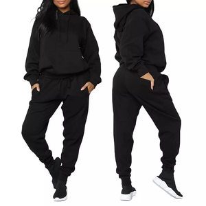 Chándal deportivo de algodón 100% de alta calidad de último diseño del fabricante para mujer Color sólido de talla grande transpirable para invierno - Product Image 5