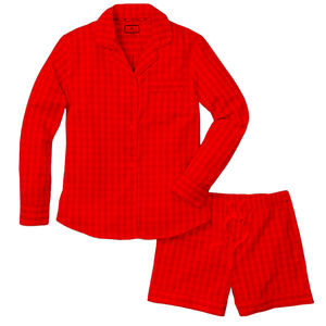 Wholesale Custom Women's Long Sleeve Cotton Pyjamas Factory Wholesale Casual Two-piece Pajamas,Printed Short-sleeved <b>Top</b> and Sho - Product Image 5