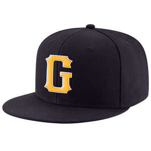 Gorra de béisbol de ante personalizable de 6 paneles con logotipo bordado en 3D, gorras Snapback ajustables de ala plana - Product Image 2