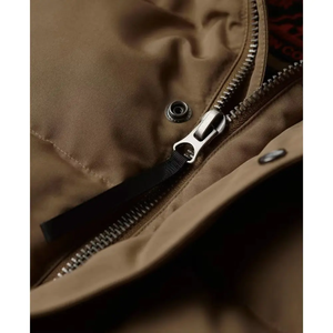 Chaqueta de Invierno Acolchada para Hombre, Personalizada OEM, Cálida, de Lona, Impermeable, de Secado Rápido, Talla Grande, Calidad de Lujo, Poliéster/Algodón Blanco - Product Image 3