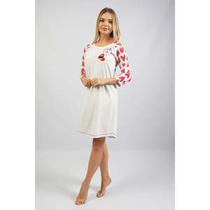 BAYAN P.SUPREM O YAKA 3/4KOL ETEGI OVAL TUNIK - สีเทาผสม - สีเทาผสม - Product Image 4