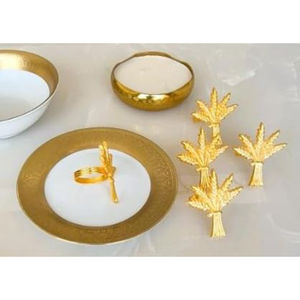 Fournisseurs en gros de rond de serviette de forme personnalisée fêtes d'anniversaire décoration de table pince à serviette en tissu - Product Image 4