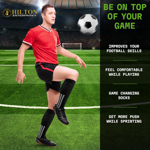 Calcetines de fútbol antideslizantes o antideslizantes para hombres y mujeres, calcetines deportivos de fútbol, baloncesto, tenis, calcetines de ciclismo con agarre - Product Image 6