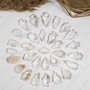 Puntas de flecha de cristal de cuarzo de primera calidad al por mayor, piedras preciosas naturales puras para decoración del hogar - Product Image 3