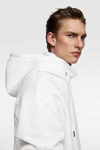 Sweat à capuche en cachemire pour homme en gros, 280-360 grammes, sweat à capuche uni pour homme, sweat à capuche blanc confortable - Product Image 3