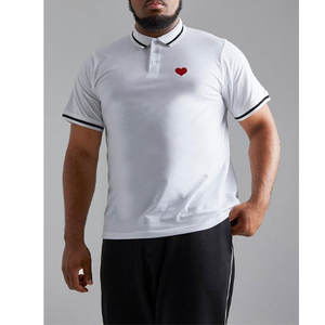 Alta calidad al por mayor hombres de secado rápido transpirable logotipo bordado personalizado polos - Product Image 4