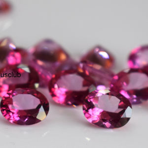 Topaze Rose Naturelle Ovale Facette Qualité Supérieure 6x8mm Qualité Supérieure-Topaze Rose Ovale Facette Qualité Supérieure - Product Image 1