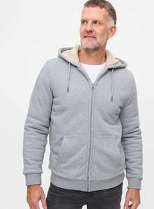 Sudaderas con capucha de algodón 400GSM gruesas de la mejor calidad, logotipo personalizado, Sudadera con capucha de gran tamaño con cremallera completa para hombre en blanco, exportación desde Pakistán - Product Image 2