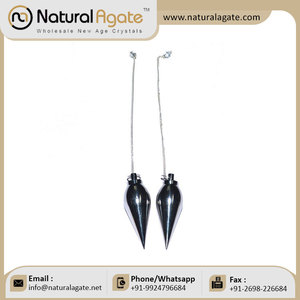 Fournisseur de pendule en cuivre noir Bullet Point avec chaîne chakra | Pendule en cuivre noir Bullet Point à vendre - Product Image 3