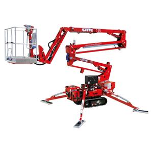 สั่งซื้อ Picker / Cherry Picker ลิฟท์บูมแบบพับยืดไสลด์ขนาด 18 ม. 26 ม. 30 ม. สําหรับขาย