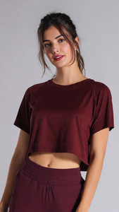 Camiseta Deportiva Extra Grande para Mujer, Ajuste Holgado, Ropa de Fitness, Camiseta de Manga Corta para Entrenamiento - Product Image 4