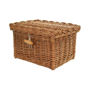 Urnas de cremación de mascotas de ratán natural, precio barato, respetuosas con el medio ambiente, 100%, urna biodegradable de mano de fábrica de Vietnam - Product Image 3