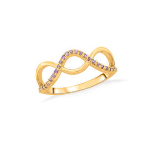 Princess Cut Zircon <b>Gold</b> <b>Cocktail</b> <b>Ring</b> for Children Modern Geometric Fashion Jewelry Anniversary Gift - Product Image 3