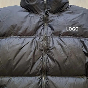 Respirant prix meilleure qualité veste d'hiver matelassée personnalisée hommes col à bulles taille rembourrage hommes vestes Service OEM - Product Image 3