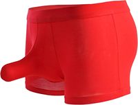 Slip à Trompe d'Éléphant Unisexe, Séchage Rapide en Coton/Fibre de Bambou, Sous-vêtement Doux, Respirant et Sexy avec Design Personnalisable