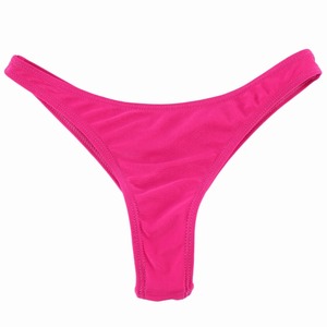 Nouveau commerce extérieur Sexy femmes en forme de T maillot de bain solide plissé en forme de T Bikini maillot de bain - Product Image 6
