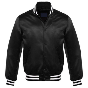 Blouson Bomber en Satin Imperméable, Coupe-Vent et Respirant de Haute Qualité pour Hommes, Saison Hiver, avec Emplacement pour Logo Frontal – Vente en Gros - Product Image 4