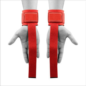 Sangles de levage robustes Logo personnalisé Support de poignet réglable confortable Sangles de dynamophilie pour le fitness et l'entraînement - Product Image 3