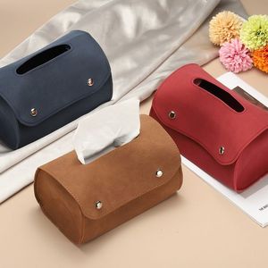 Handmade Leather <b>Tissue</b> Box Holder with Customisation Design and Modern Style for Home & Office Table Decoration - Product Image 3