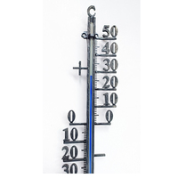 Thermomètre filigrane en métal pour jardin, filigrane