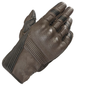 Gants de moto courts pour hommes personnalisés en gros Gants de moto de protection en cuir véritable Fonction écran tactile et poignées - Product Image 4