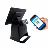 Impresora incorporada todo en uno de 80mm POS Escáner de código de barras QR Android Windows Cajero PC Computadora para sistemas de punto de venta