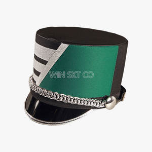 Sombrero de Uniforme de Banda Personalizado para Exteriores, Fabricado en Pakistán, de Alta Calidad, de Algodón/Cuero, para las Cuatro Estaciones - Product Image 5