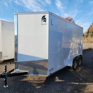 Nouvelle conception, prix d'usine, remorque de fret fermée en acier 18x6x7 avec forme carrée pour le transport de marchandises, prête à l'exportation - Product Image 1