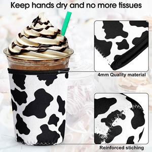 ปลอกหุ้มแก้วกาแฟนีโอพรีนแบบกำหนดเอง ปลอกหุ้มแก้วกาแฟแบบใช้ซ้ำได้ ป้องกันความร้อน สำหรับการเดินทาง - Product Image 5